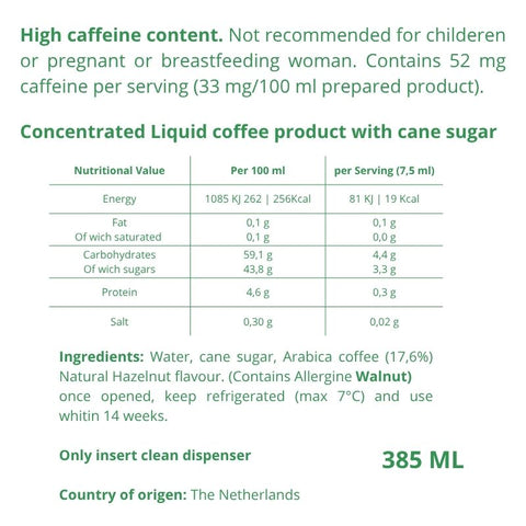 Coffee Essence Hazelnut 50 servings