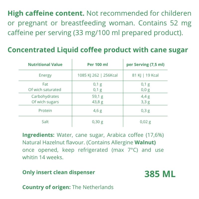 Coffee Essence Hazelnut 50 servings