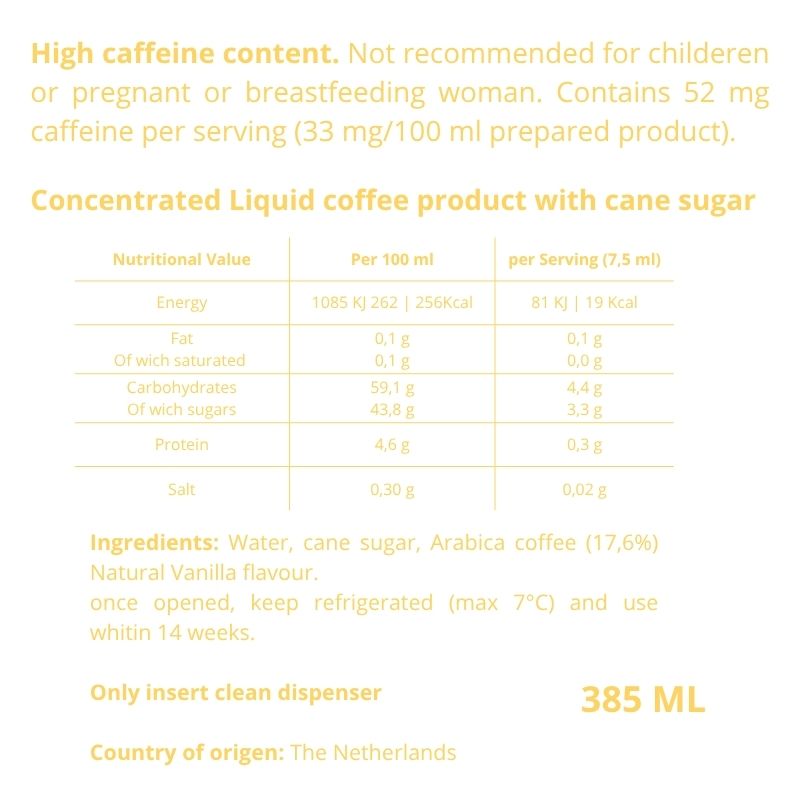 Coffee Essence Vanilla 50 servings